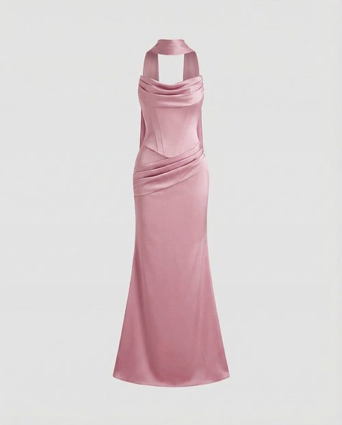 Elegant evening dress with corset mermaid-Fashion Glam
