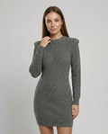 Elegant Figure-Hugging Knitted Midi Dress-Fashion Glam