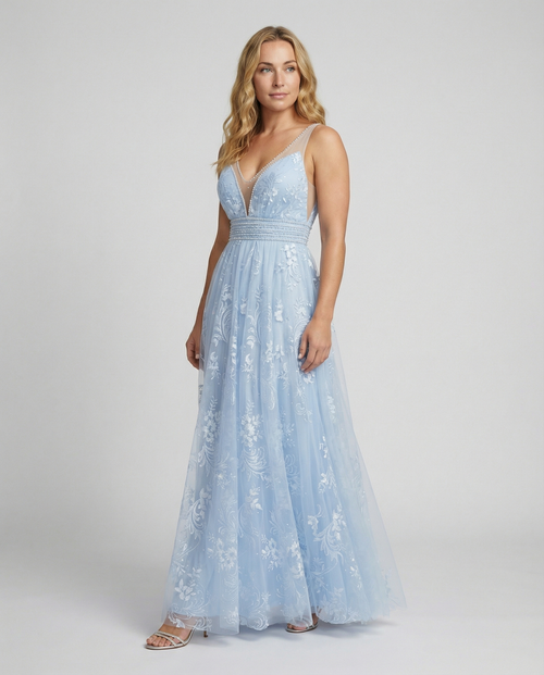 Elegant Ladies Mesh Dress Party-Fashion Glam