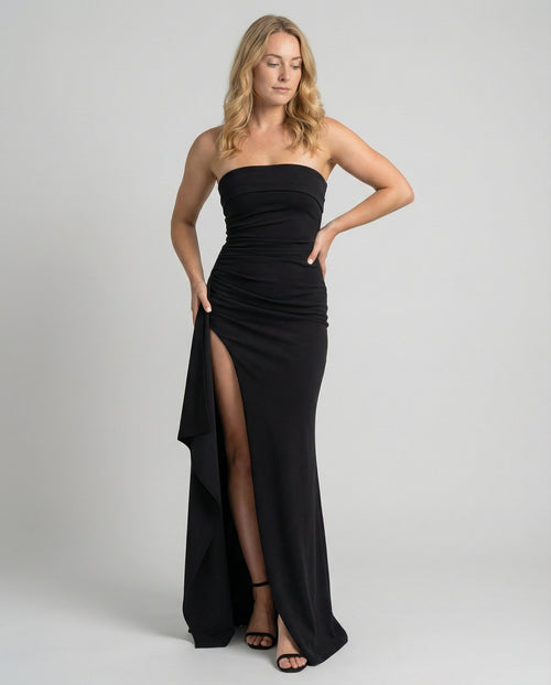 Elegant Maxi Evening Dress Women-Fashion Glam