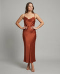 Elegant Satin Dress Women-Fashion Glam