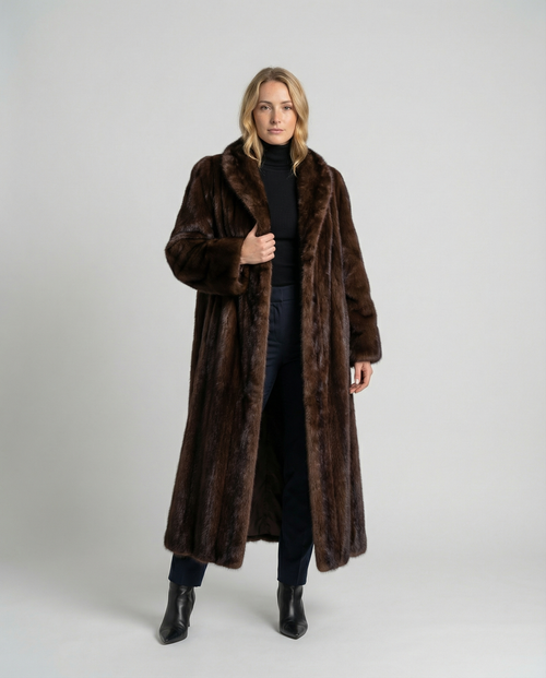 Elegant Women's Faux Fur Coat Winter-Fashion Glam