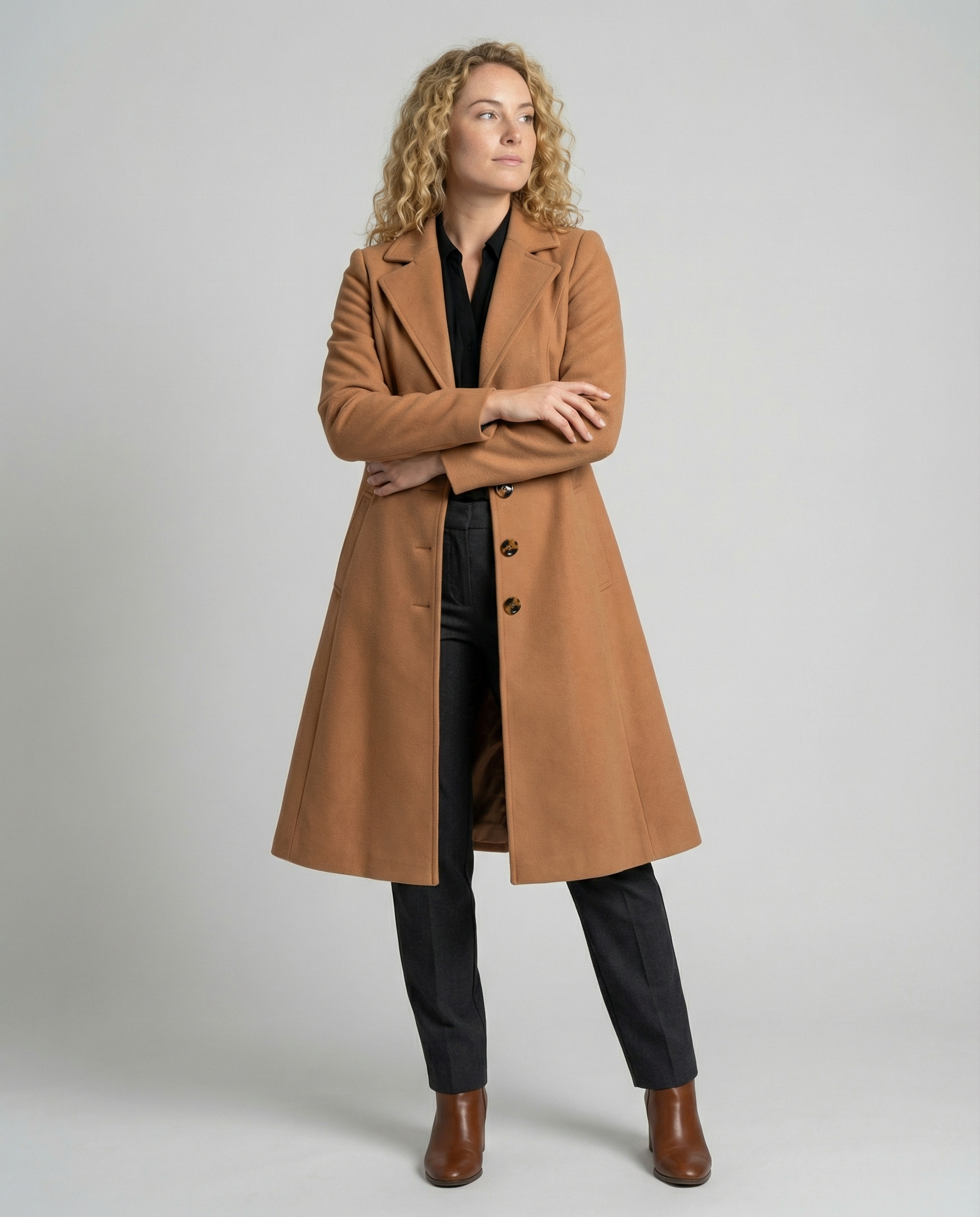 Elegant women's wool coat winter-Fashion Glam
