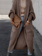 Fashion Glam | Wool knitted cardigan with pockets for women - Perfect for everyday use