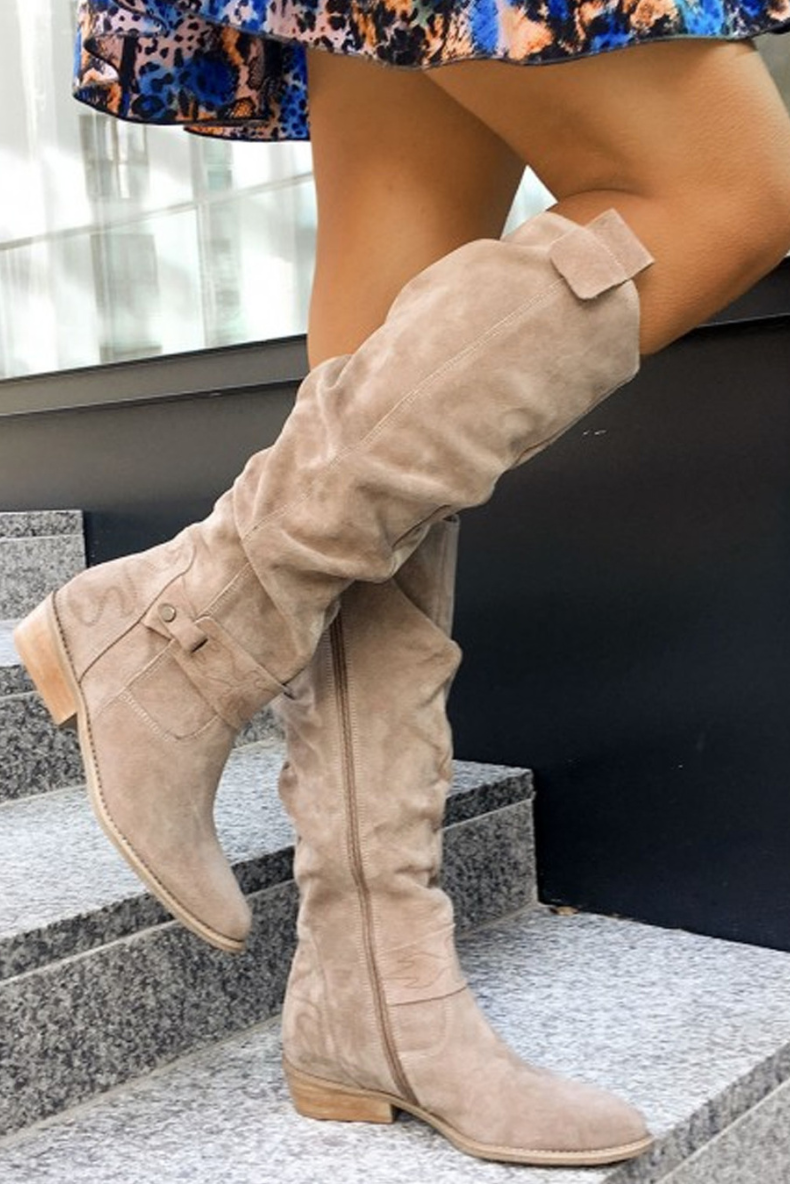 AURELIA - ELEGANT SUEDE KNEE-HIGH BOOTS