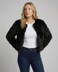 Faux Fur Short Coat Women-Fashion Glam
