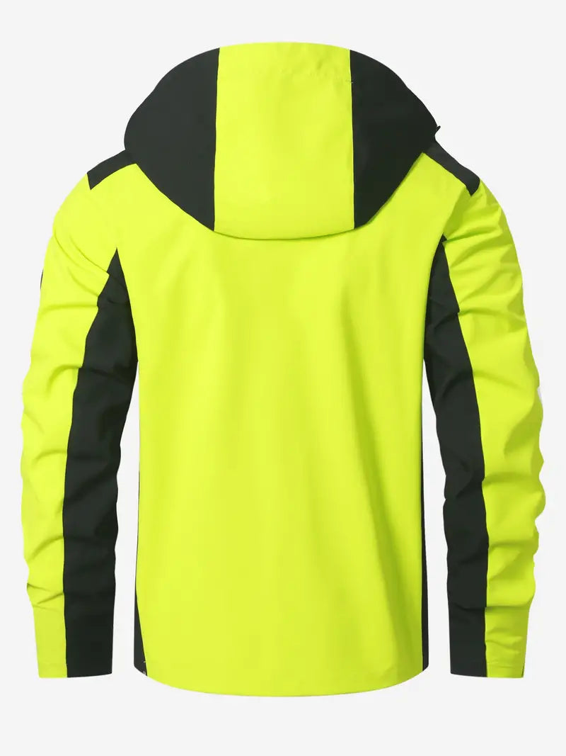 Fashion Glam | waterproof outdoor jacket with reflective design
