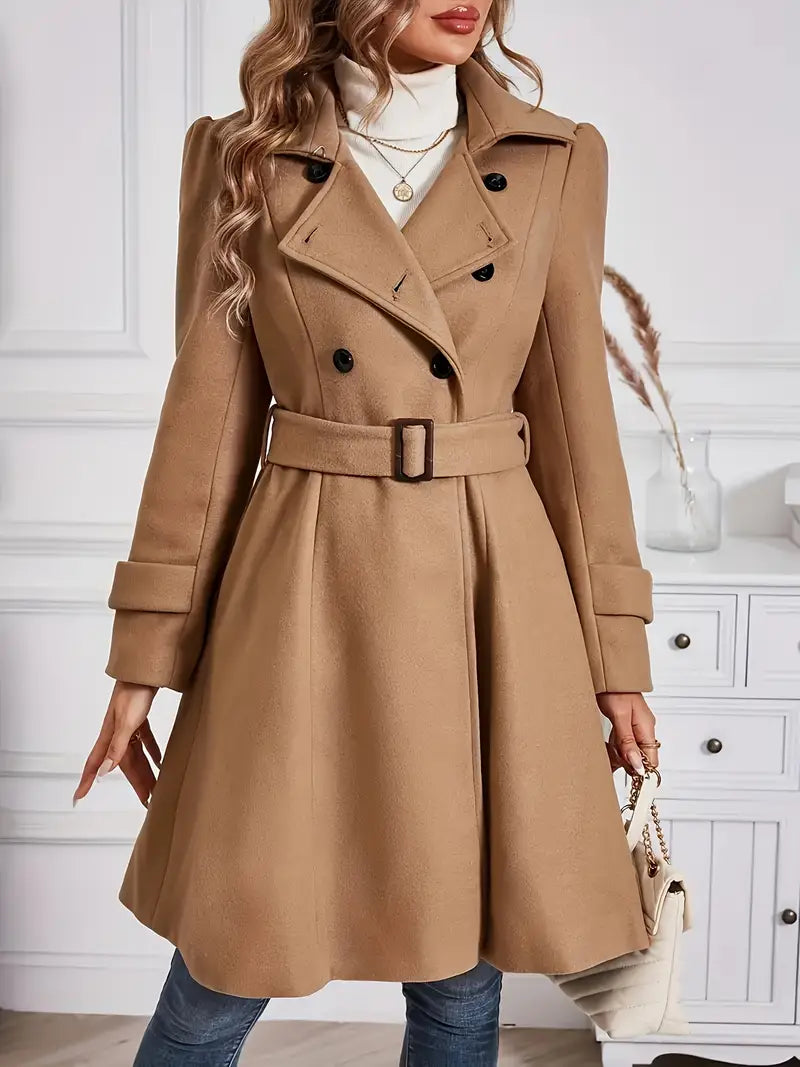 EVELYN ASHCROFT - ELEGANT COAT WITH BELT