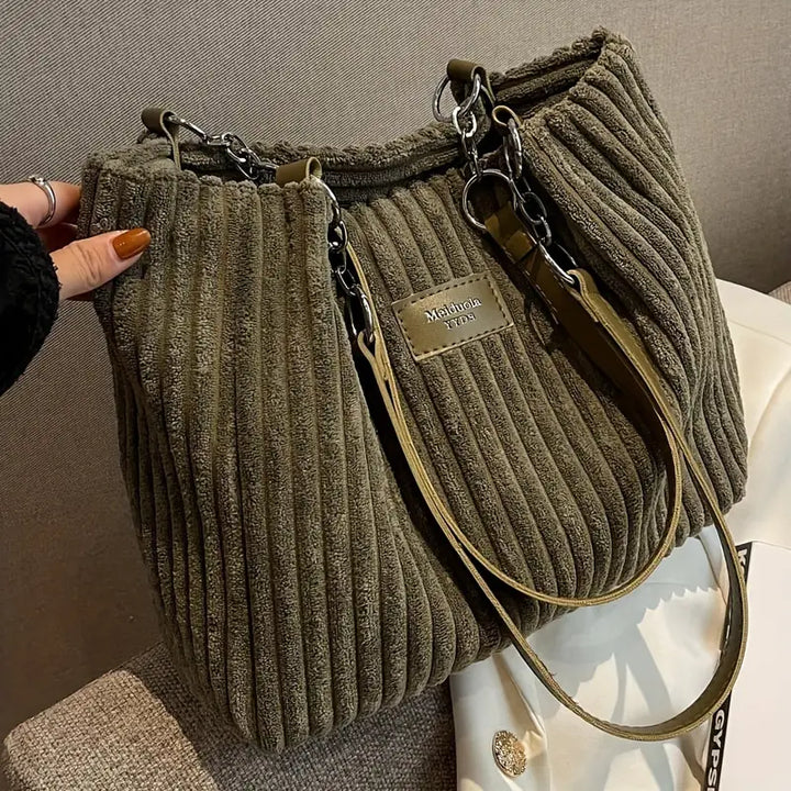 Nayeli – Elegant Corduroy Tote Bag
