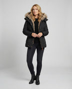 Fashion Glam | Warm waterproof winter coat with lining and hood