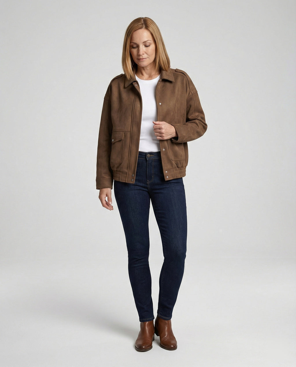 Leisurewear Women Velvet Jacket Loose