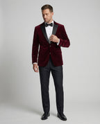 Fashion Glam | Men's Summer Jacket with Slim Fit and Contrasting Lapel