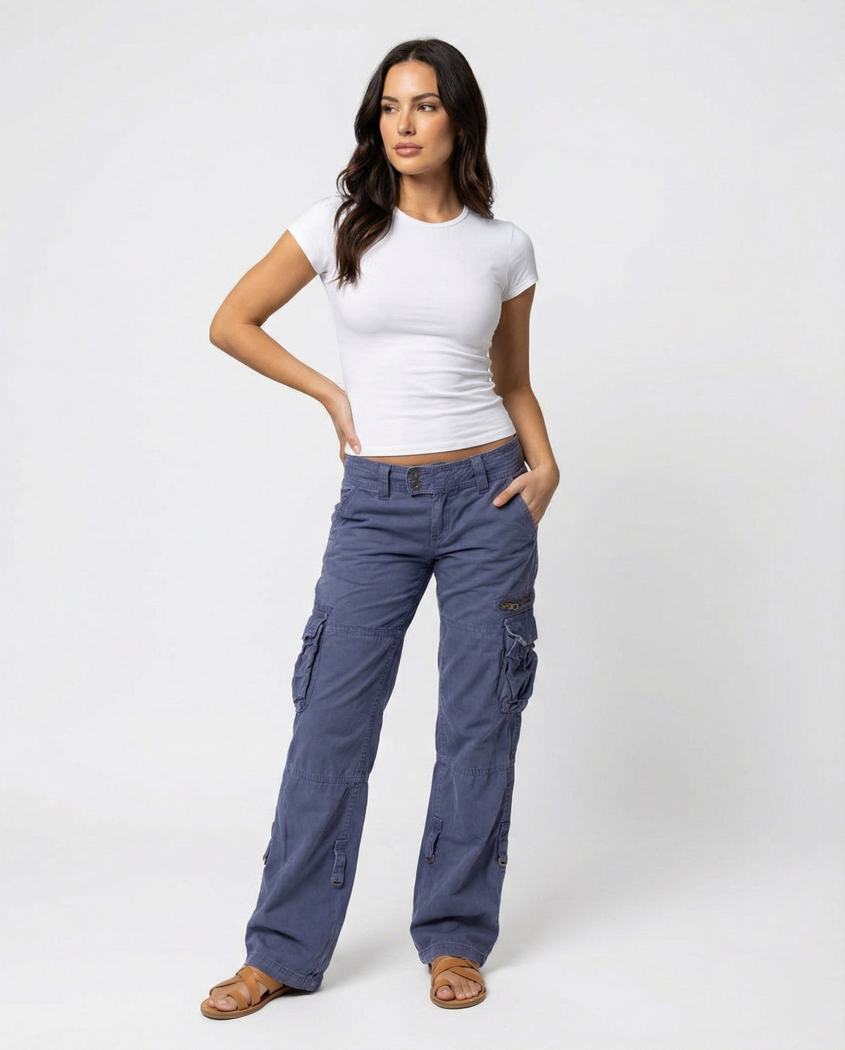 Fashion Glam - Elegant Cargo Pants for Women Modern Cut