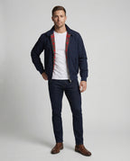 Men's Harrington jacket with zipper