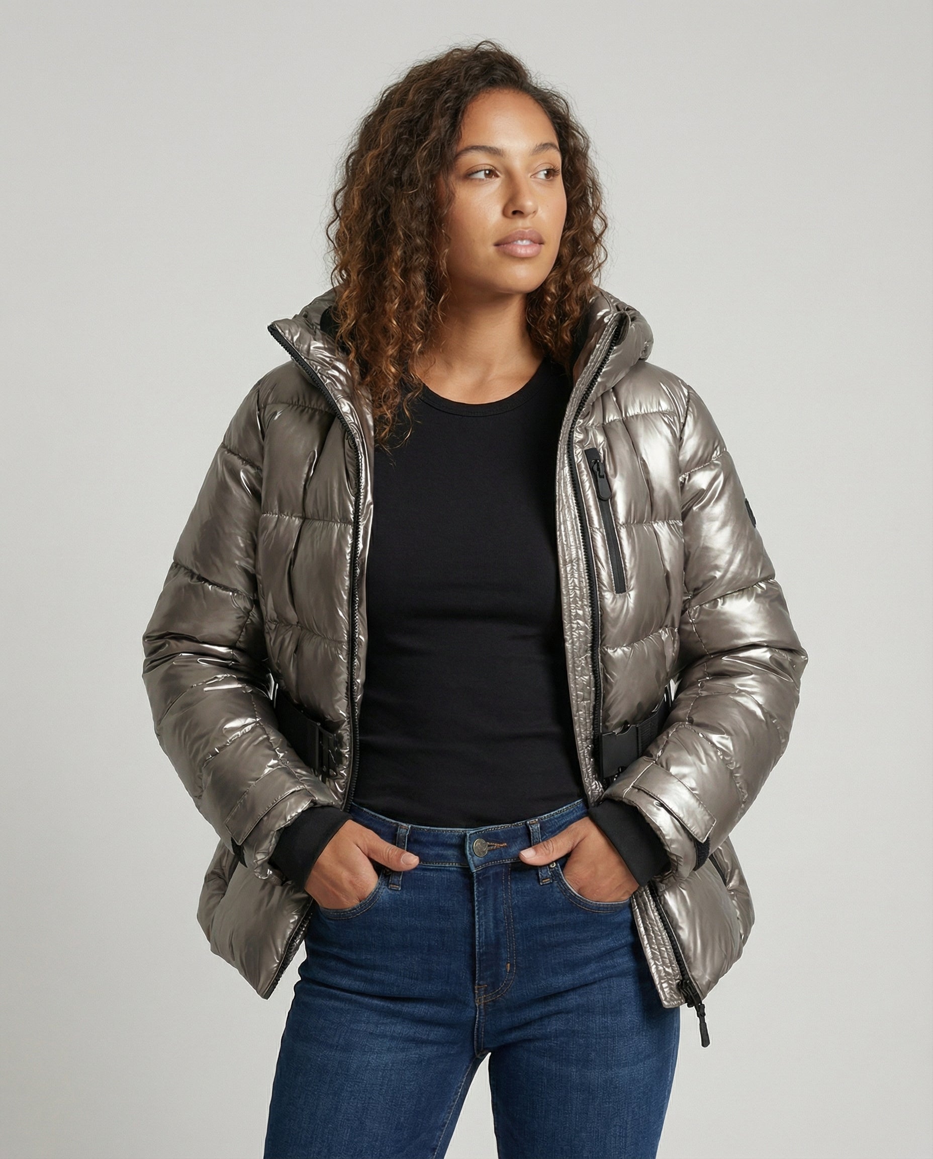 Functional women's ski jacket-Fashion Glam