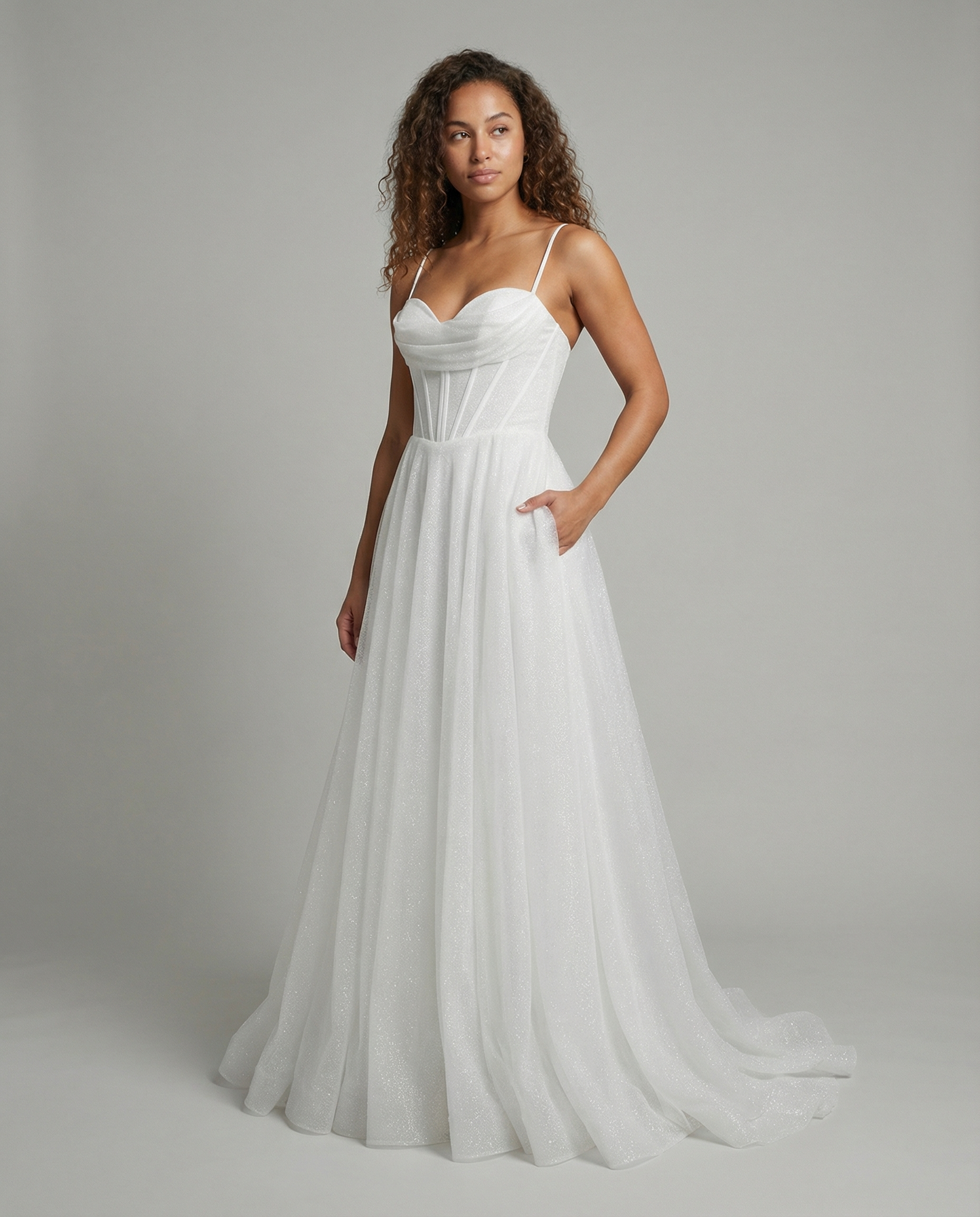Glitter Ball Gown Women-Fashion Glam