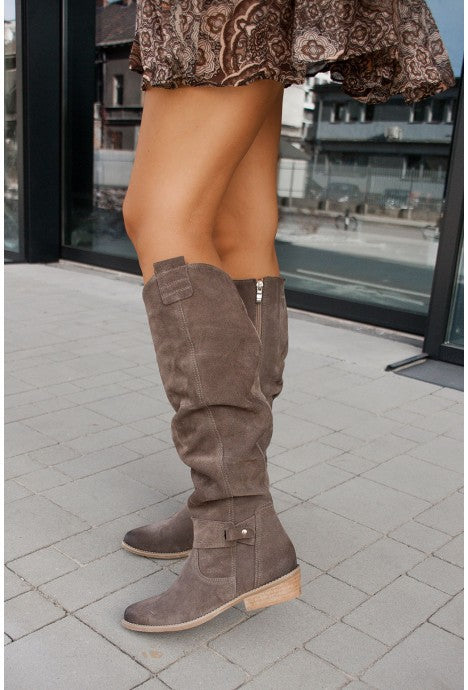 AURELIA - ELEGANT SUEDE KNEE-HIGH BOOTS