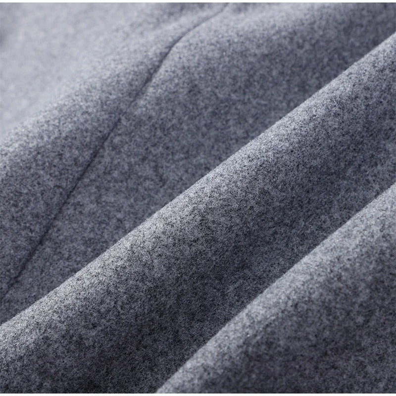 Fashion Glam | Wool Blend Jacket with High Collar and Buttons