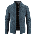 Fashion Glam | Men's Cardigan with Zipper Trachten
