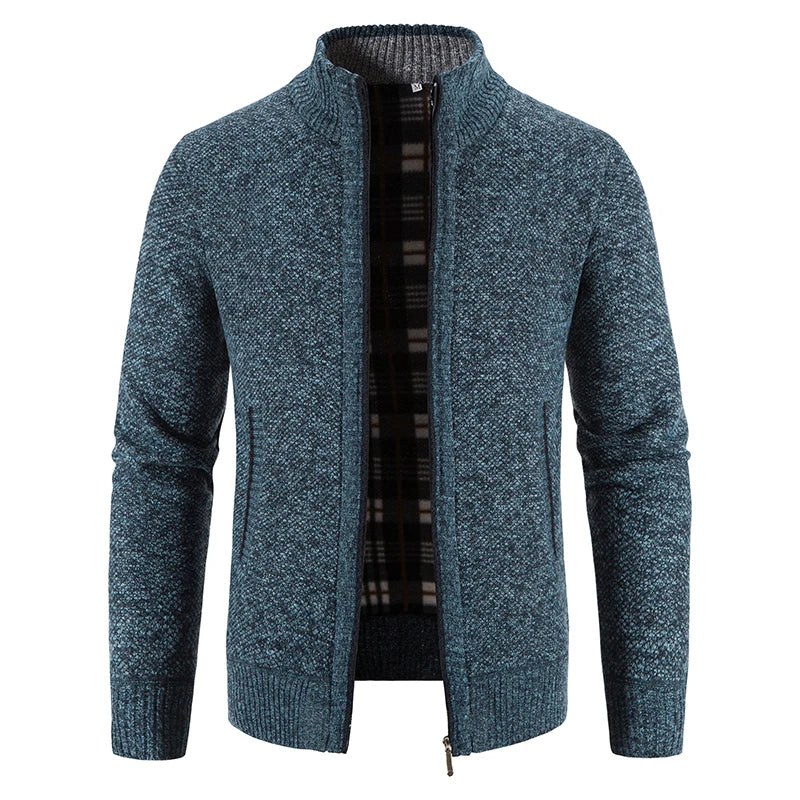 Fashion Glam | Men's Cardigan with Zipper Trachten