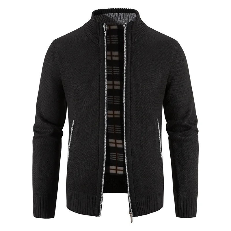 Fashion Glam | Men's Cardigan with Zipper Trachten