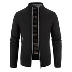 Fashion Glam | Men's Cardigan with Zipper Trachten