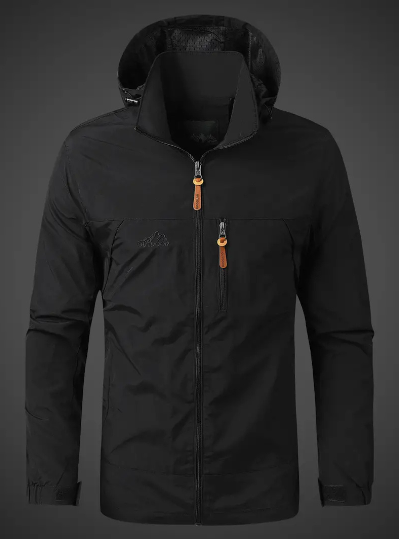 Fashion Glam | Men's Waterproof Rain Jacket Breathable