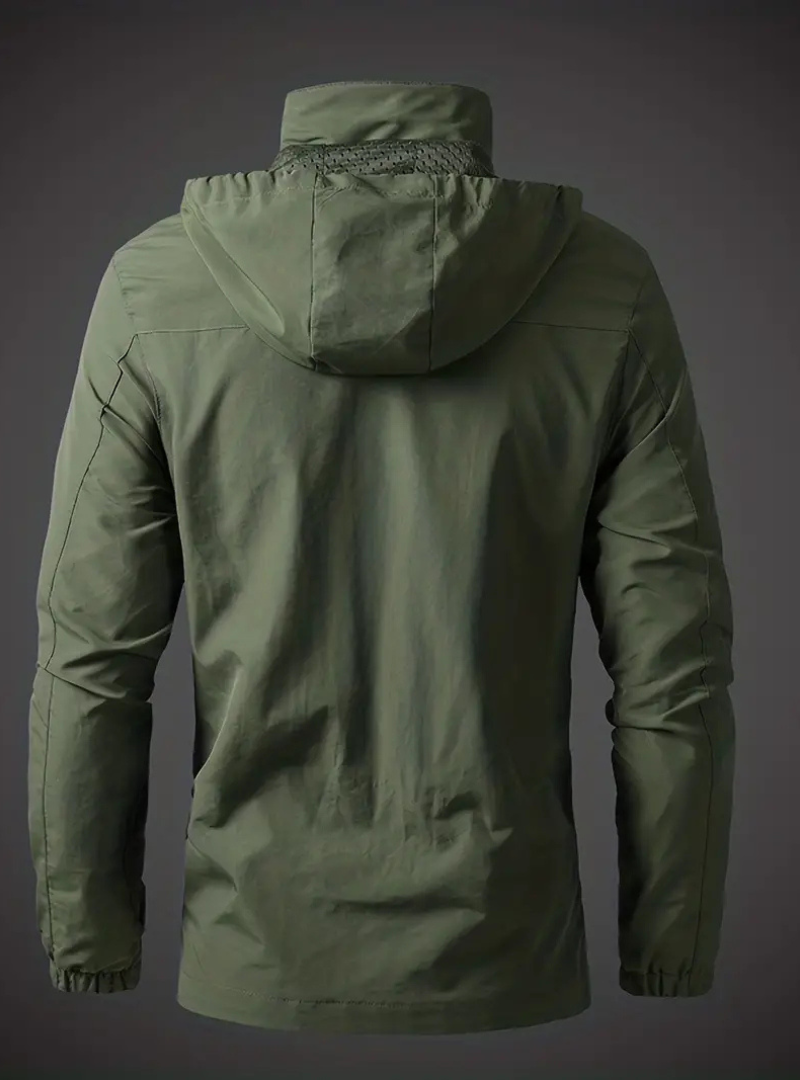 Fashion Glam | Men's Waterproof Rain Jacket Breathable