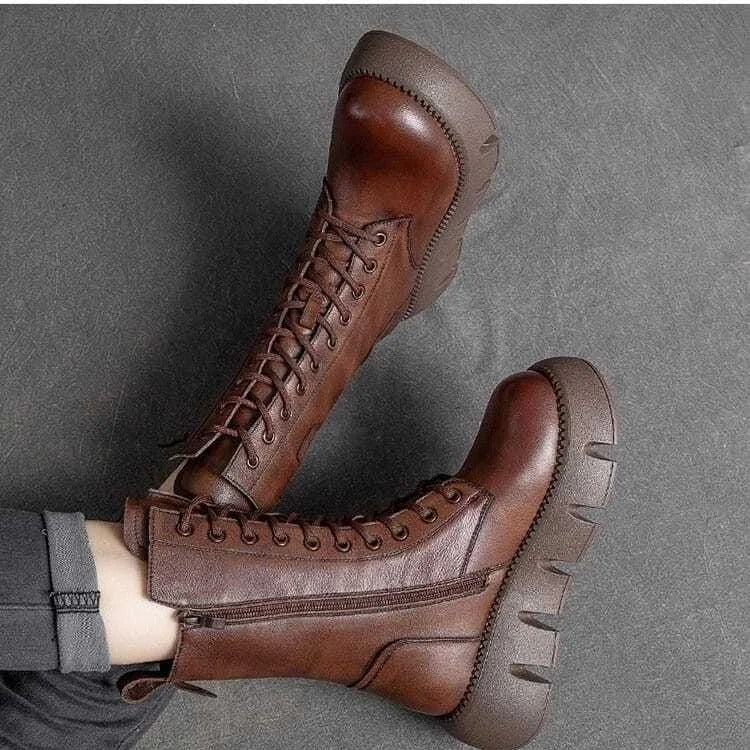 Orthopedic Leather Boots Fashion Glam Fashion Glam