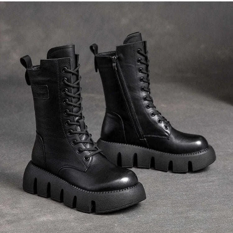 Orthopedic Leather Boots Fashion Glam Fashion Glam