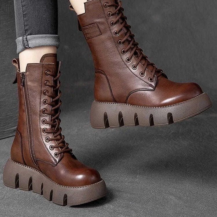 Orthopedic Leather Boots Fashion Glam Fashion Glam