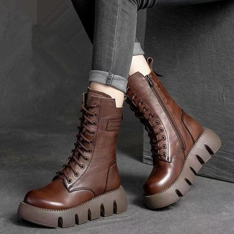 Orthopedic Leather Boots Fashion Glam Fashion Glam
