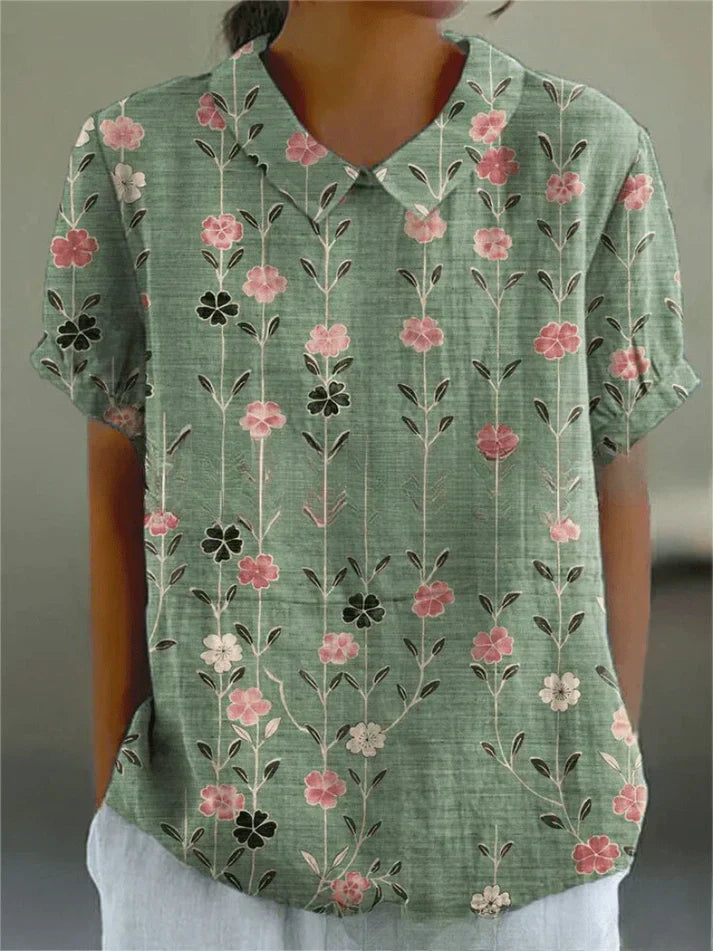 Devika - Floral Pattern Blouse