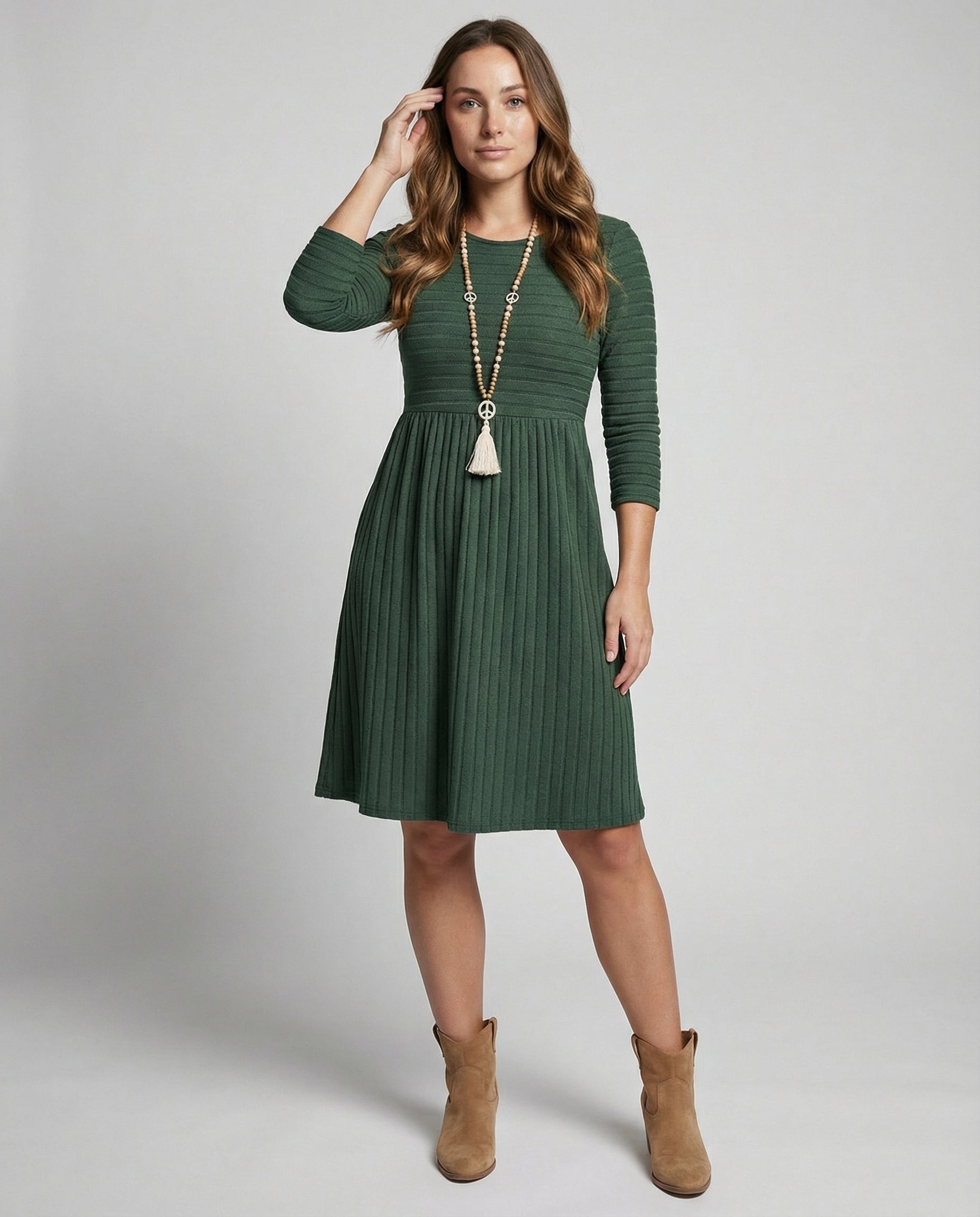 Knit dress Long sleeves Women-Fashion Glam