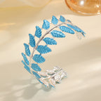 Ladies bracelet in elegant leaf design Fashion Glam-Fashion Glam