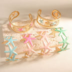 Ladies bracelet with intricate starfish design Fashion Glam-Fashion Glam