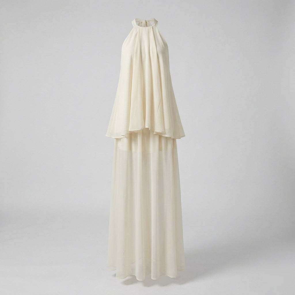Ladies Chiffon Two-Piece with Palazzo Pants-Fashion Glam