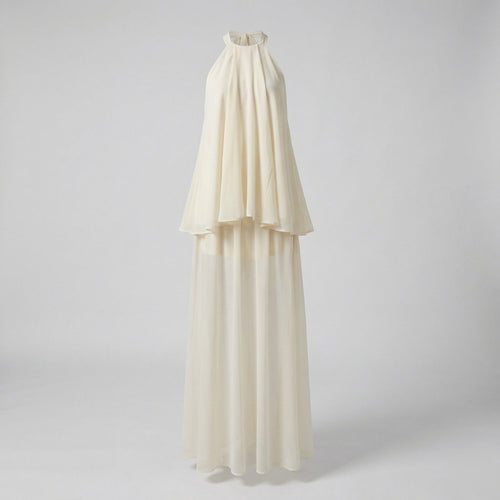 Ladies Chiffon Two-Piece with Palazzo Pants-Fashion Glam