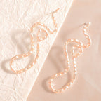 Ladies earrings in elegant wave pattern Fashion Glam-Fashion Glam