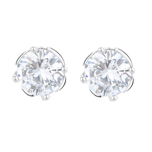 Ladies earrings with sparkling crystals in exquisite wreath design Fashion Glam-Fashion Glam