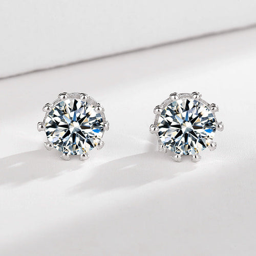 Ladies earrings with sparkling zirconia in elegant wreath design Fashion Glam-Fashion Glam