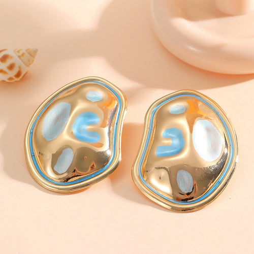 Ladies Hanging Earrings in a modern, organic design Fashion Glam-Fashion Glam