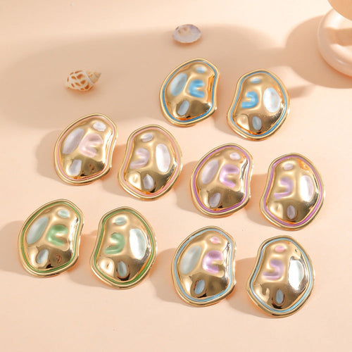 Ladies Hanging Earrings in a modern, organic design Fashion Glam-Fashion Glam