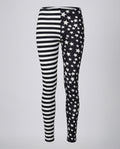 Ladies patterned leggings with star motif-Fashion Glam