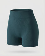 Ladies Short Ribbed Knit Leggings-Fashion Glam