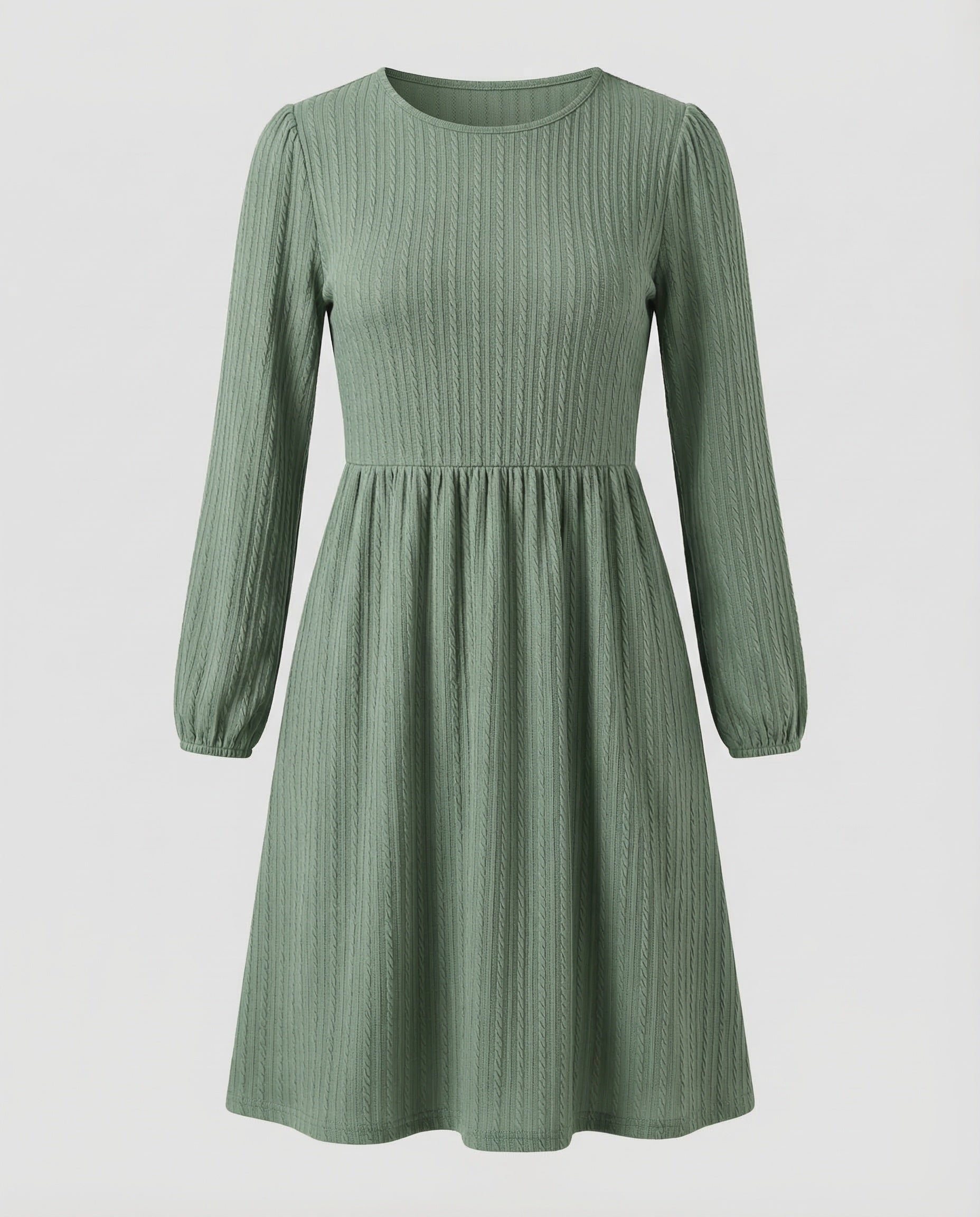 Leisure dress women's knitted dress A-line-Fashion Glam