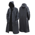 Fashion Glam | Longer waterproof raincoat for men with hood