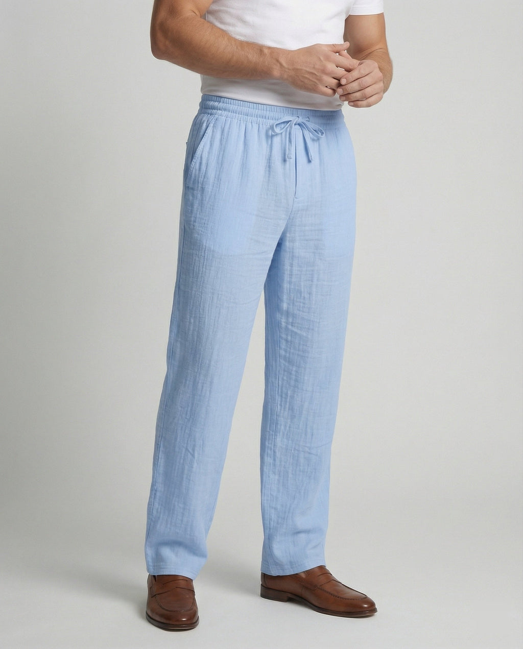 Men's Casual Linen Pants Fashion Glam