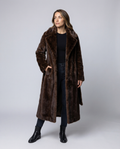 Luxurious Women's Faux Fur Coat Winter-Fashion Glam
