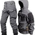Fashion Glam | Men's Outdoor Tactical Hooded Jacket and Cargo Pants Set